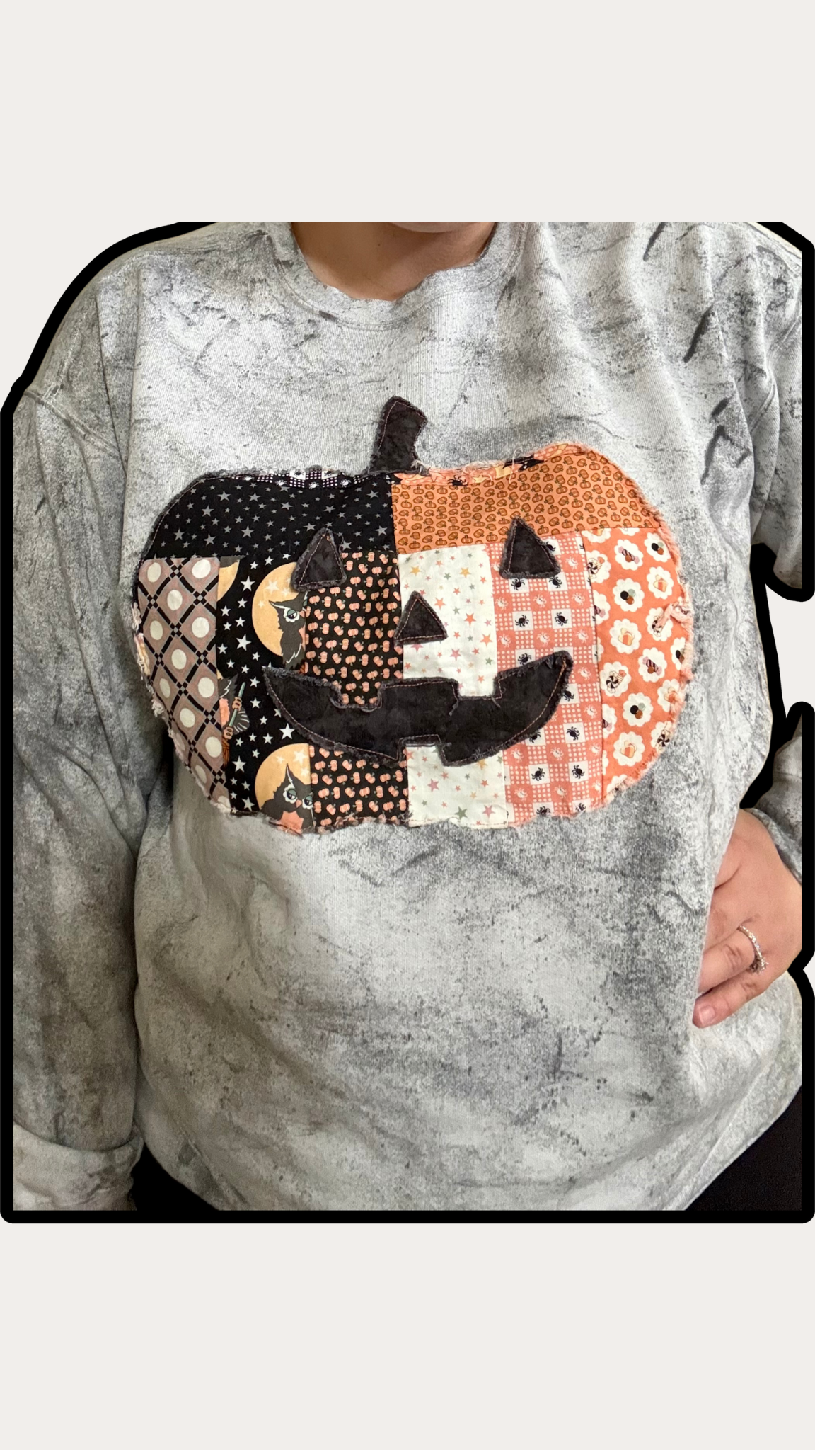 Jack-o'-lantern Patches Top
